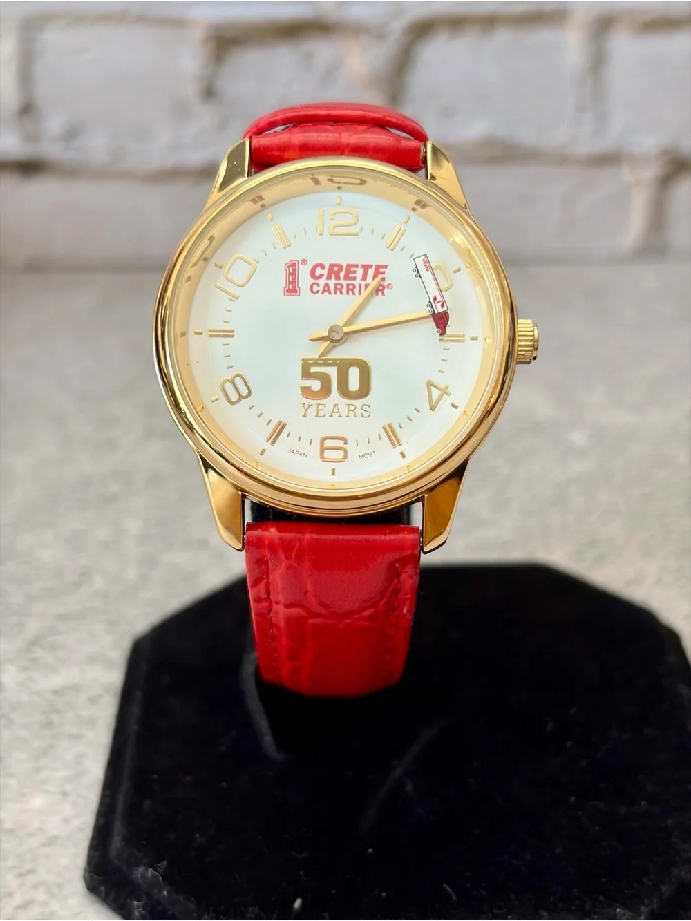 Crete Carrier 50 Years Commemorative Trucking Quartz Watch New Battery